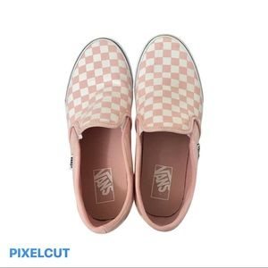Pink womens vans size 10